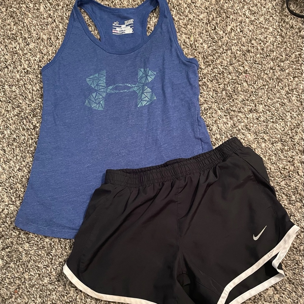 UA/NIKE Girls active Bundle size YSM